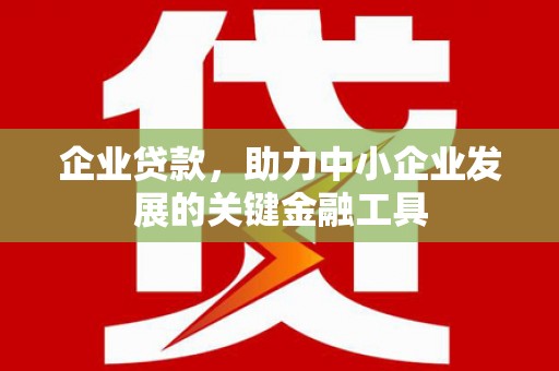 罗源企业贷款，助力中小企业发展的关键金融工具
