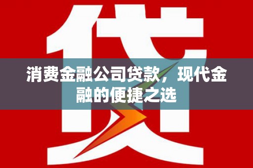 罗源消费金融公司贷款，现代金融的便捷之选